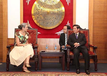 Thứ trưởng Bộ VHTTDL Huỳnh Vĩnh Ái tiếp tân Đại sứ Vương quốc Hà Lan tại Việt Nam Nienke Trooster